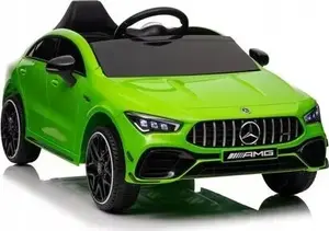 Детский электромобиль Lean Cars Mercedes CLA 45s AMG, на аккумуляторе, зелёный, 4x4