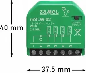LED controller ZAMEL MSLW-02 (SPL10000045-WUN) 4x LED Wi‑Fi mini enclosure