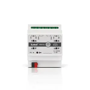 Blind/shutter actuator SATEL KNX-BSA12L, DIN-rail, 8 channels, 92×60×70 mm
