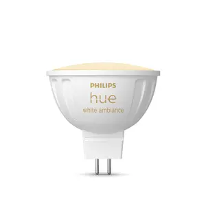 Smart spotlight Philips Hue White ambience MR16 by Signify — MR16 bulb, Bluetooth/Zigbee, 5.1 W, 49 mm height, 5 cm diameter