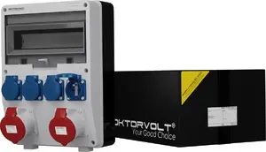 Sadales kārba Doktorvolt TD 2x32A 4x230V ar Mennekes kontaktligzdām DV-2435-F
