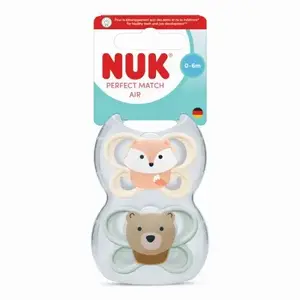 Piedzemītājs Nuk SMOCZEK USP 2 gab. 0–6 mēn PM AIR LIS/MIS 10175343