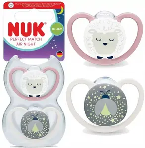 Соска Nuk Smoczek USP 6–18M Air Owca модель 10177231, силикон, 6–18 мес.