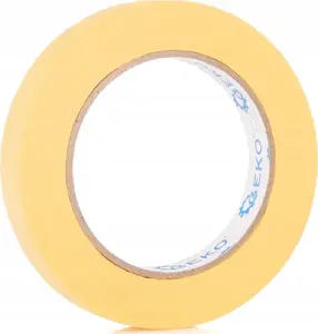 Krāsošanas maskēšanas lente GEKO G66377 — dzeltena, 19 mm x 50 m