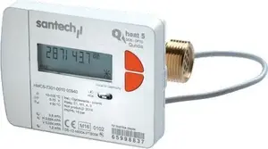 Heat meter Santech QHeat5 qp 0.6 m3/h DN15 QH5J-000-00-0 – water heat energy meter, nominal flow 0.6 m³/h, DN15