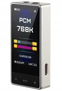 Portable DAC/Headphone Amplifier FiiO QX13 — titanium-gold finish