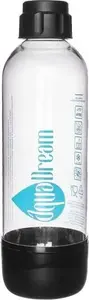 Bottle for soda siphon ORION AquaDream 1.1 L black — replacement bottle for carbonation