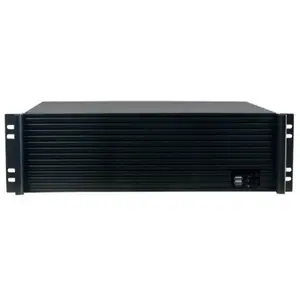 Rack chassis 19" 3U TECHLY I-CASE IPC-338, black, 350W PSU, supports 3.5" HDD, 482×390×133.3 mm