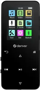 MP4-плеер DENVER MP-1830B 1.8" экран, 4 ГБ памяти, Bluetooth, черный