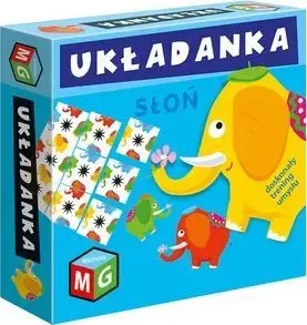 Пазл-игрушка 'Układanka Słoń' — бренд No name, детская деревянная слоновья пирамидка