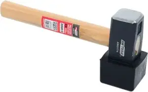 AWTools paving/stone mason hammer 2.0 kg, 28 cm, rubber handle