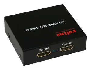 Video splitter ROLINE 14.01.3559 HDMI to 2x HDMI, 3840x2160 @60Hz, black