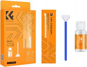 Tīrīšanas komplekts K&F Concept pilnkadra sensoru tīrīšanai (tamponi un šķīdums)