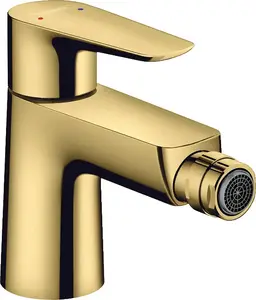 Смеситель для ванной hansgrohe 71720990 — металлический для биде, золотое покрытие