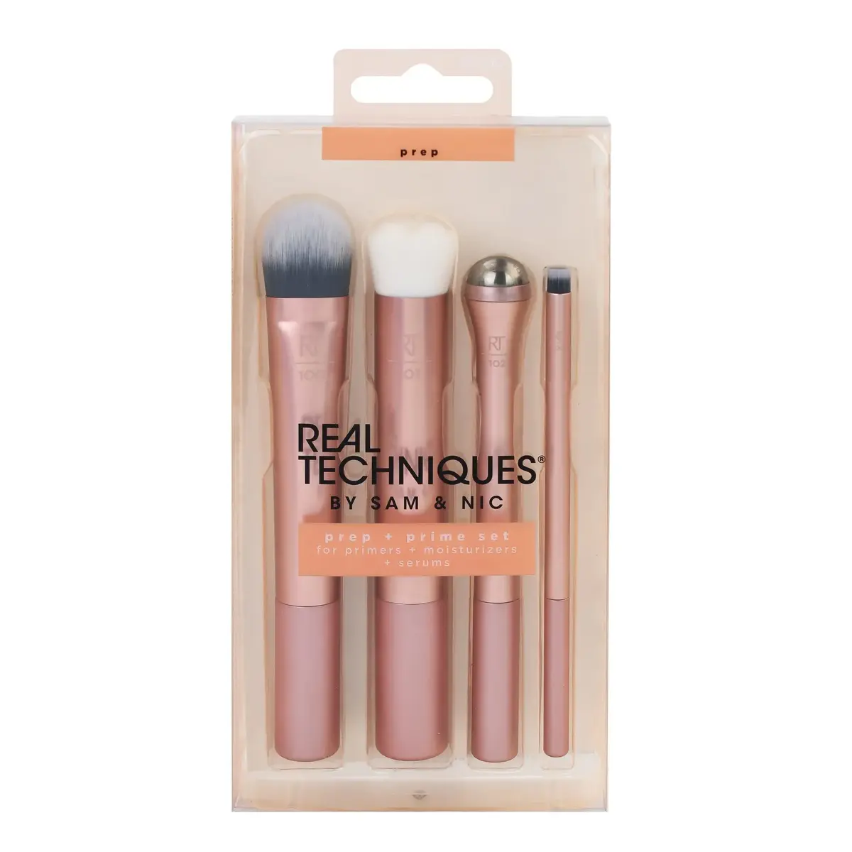 Real Techniques Prep + Prime makeup brush set Photo 2