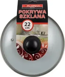 Glass Lid SKK FLORINA-PO-100-22, 22 cm