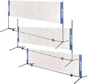 Set: Enero adjustable 3-in-1 kit for badminton, tennis and volleyball
