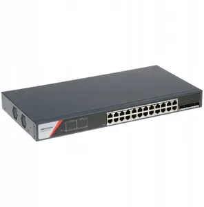 Pārslēdzējs Hikvision DS-3E1528-SI-24T4F — 24 portu pārslēdzējs ar SFP savienojumiem