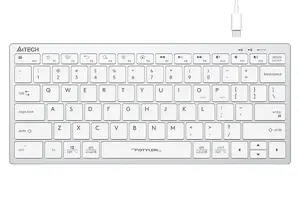 Wired keyboard A4Tech Fstyler FX51 USB White — 1.5 m cable, Home/Office