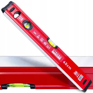 Spirit level GEKO 400 mm aluminium STRONG LINE (50) — 400mm length, aluminium body, vial accuracy