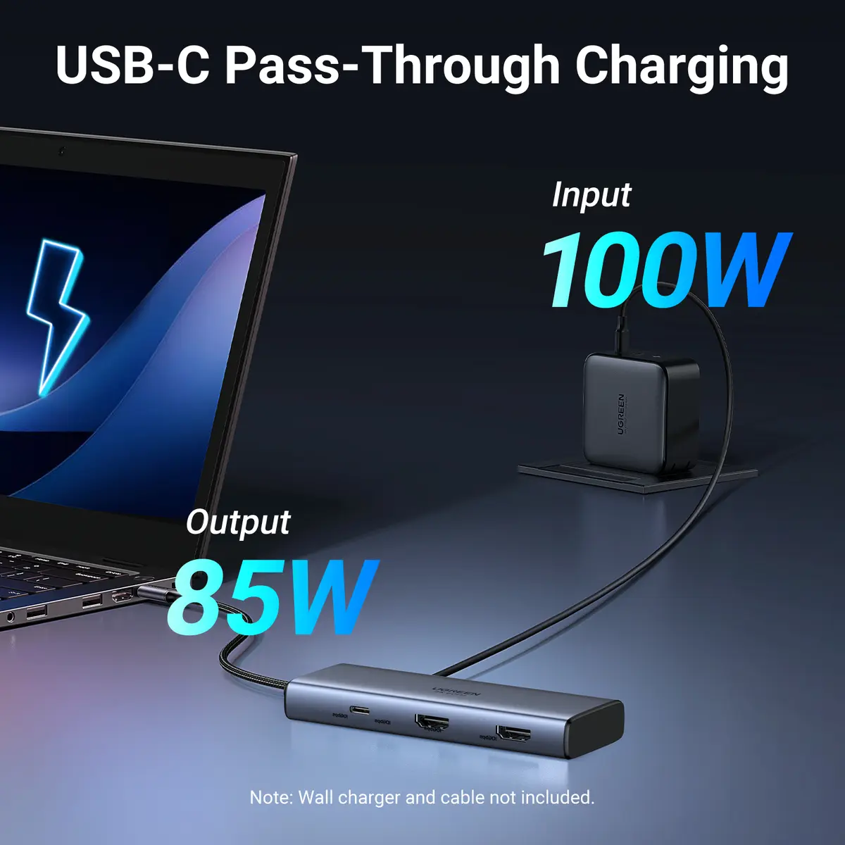 Ugreen 7-в-1 USB-C концентратор CM498 Док-станция Серый Photo 7
