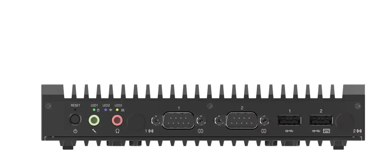 Lenovo ThinkEdge SE10 (galddators/robežas ierīce) ar