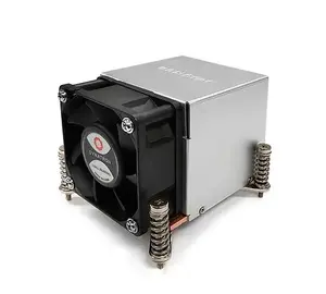 Processor air cooler Dynatron K650 — 60 mm fan, ball bearing, compatible with LGA1150/1151/1155/1156, aluminium/black/copper