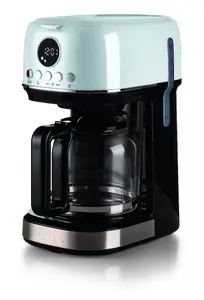 Drip coffee maker ARIETE 1396/01 — semi-auto, 1.5 L water tank, 15-cup jug, 900 W, LCD, white