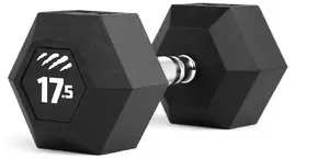 Гантель Tiguar HEX 17,5 кг — фиксированная шестигранная гантель 17,5 кг