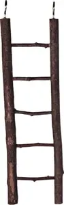 Small animal habitat décor Trixie 5879 – wooden accessories set, 5 pieces