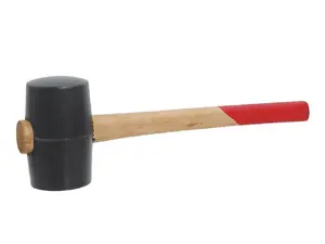 Āmurs MODECO MN31024 — gumijas āmurs ar koka rokturi, 500 g