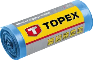 Мешки для мусора Topex 240 л синие 10 шт (23B259), крупногабаритные пакеты