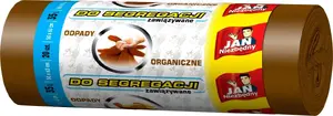Sarantis waste separation bags Jan Niezbędny brown 35L pack of 20 (8571019502)