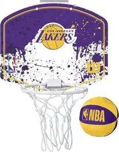 Mini basketbola grozs Wilson NBA Team Mini Hoop WTBA1302NBARD, balts, One size