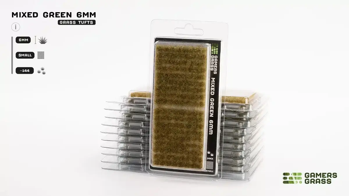Gamers Grass GG6-MG растительность для моделей, 114 шт. Photo 3