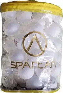 Galda tenisa bumbiņas SPARTAN treniņu baltas 60 gab.
