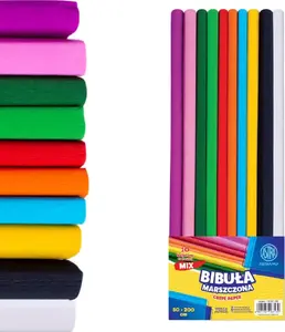 Crepe Paper Sheets Astra-papier 50x200 cm mix, pack of 10
