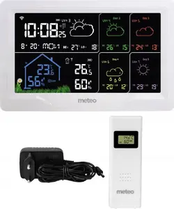 Weather Station Meteo model 3683 with Wi‑Fi and weather forecast