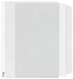 Document pocket Esselte Premium A4 opened right with flap, transparent, polypropylene, 30% pre-consumer recycled