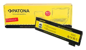 Аккумулятор PATONA 2906 для Lenovo ThinkPad T570 / A475 — LiPo 1950 мА·ч, чёрно‑жёлтый