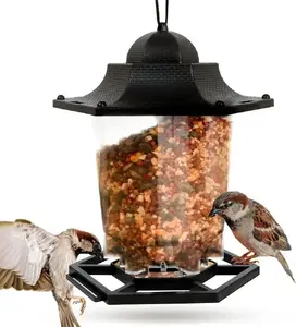 Bird Feeder ProGarden Ori_449050 — seed feeder, black