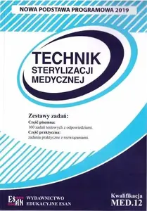 Esan mācību materiāls Technik Sterylizacji Med. Kwalifikacja MED.12 NPP — rokasgrāmata par sterilizāciju (MPN 369441)