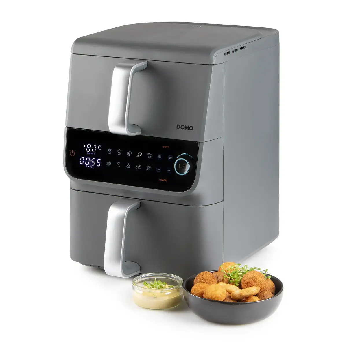 Аэрофритюрница Domo DO549FR Double 10 л Photo 3