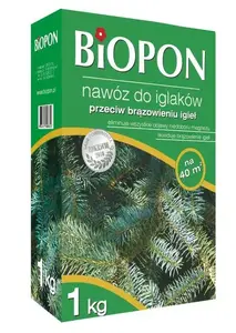 Гранулированное удобрение для хвойных BIOPON B1123 — против потемнения игл, 5 кг