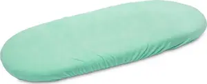 Cot Sheet Sensillo PRZEŚCIERADŁO FROTTE DO WÓZKA MIĘTA 35×75 – Sensillo cotton terry stroller sheet, mint