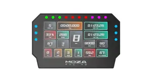 Sacīkšu panelis Cougar Moza Racing MOZA CM2 Racing Dash, digitāls, vads, melns