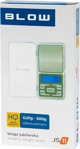 Jewelry Scale BLOW JS11 precision 0.01–500 g digital pocket scale