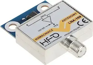 Antenas priekšpastiprinātājs No name LNA-169 6–60 MHz, pastiprinājums 24 dB