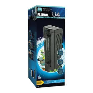 Āra kannu filtrs Hagen Fluval U4 akvārijiem 130–240 L, 12 W, saldūdens un sālsūdens