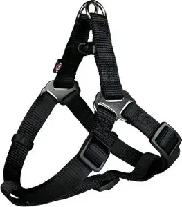 Trixie Premium Dog Harness, size 80–100 cm adjustable, 25 mm strap, black